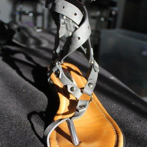Gladiator sandals gray size 11